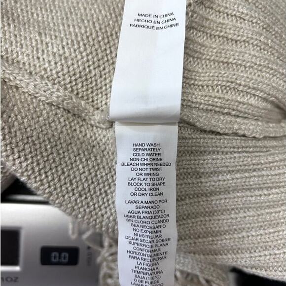 Mac & Jac Womens S Cream Fringe Cardigan - Acrylic & Nylon - Picture 6 of 9